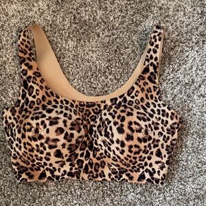 Leopard Print Women's Bra